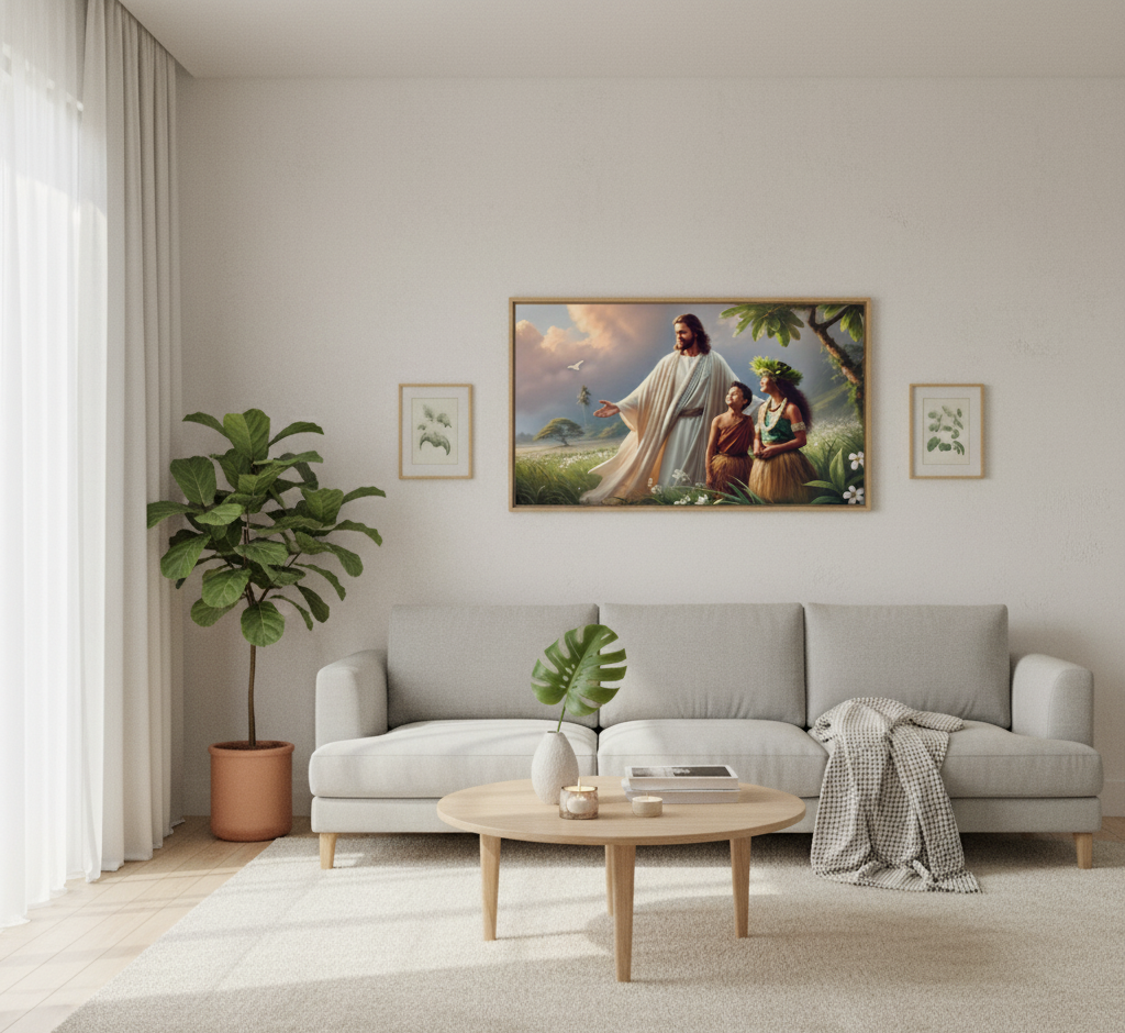 Canvas Portrait - Where Faith Blooms